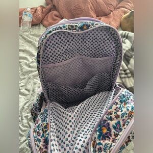 Vera Bradley cotton XL campus backpack cloud vine multi